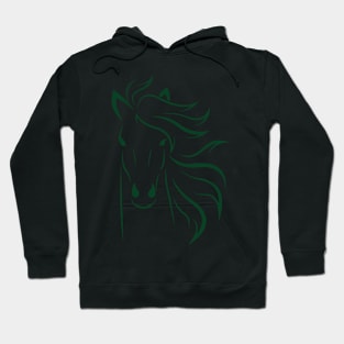 Horse lover gifts Fitted Summer & Vintage - green T-Shirt Hoodie